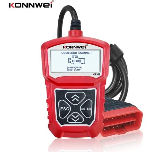 KONNWEI KW310 OBD2 Scanner Auto OBD II Car Scanner Diagnostic Tool Automotive Scanner Car Code Reader Supports Russian Language