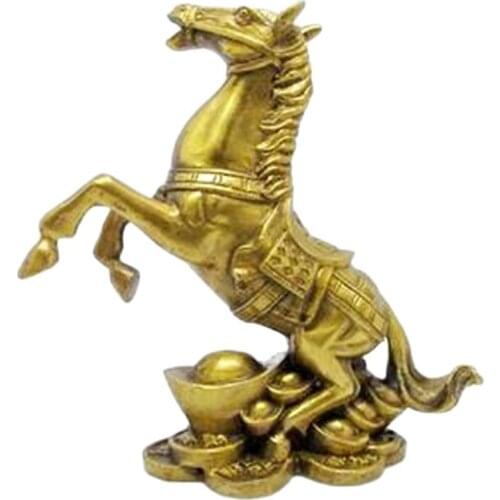 Large Copper Horse Stock Financial Money Luck Ornaments Are Essential
