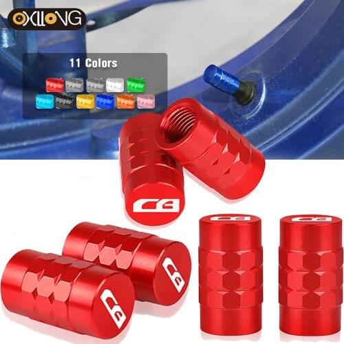 FOR HONDA CB250R CB300F CB300R CB400 CB400F CB400SF CB500 CB500F CB500X CB599 HORNET Vehicle Wheel Tire Valve Stem Caps Covers