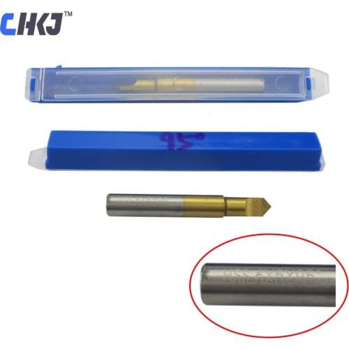 CHKJ 95 Degree Titanium Coated HSS Key Cutter For Key Milling Machine Guide Pin Flat Knife Drill Bit Locksmith Tool Accessories