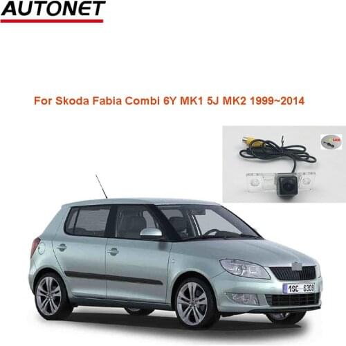 Autonet Rear View Camera For Skoda Fabia Combi 6Y MK1 5J MK2 1999~2014 starlight backup Reversing camera/ license plate camera