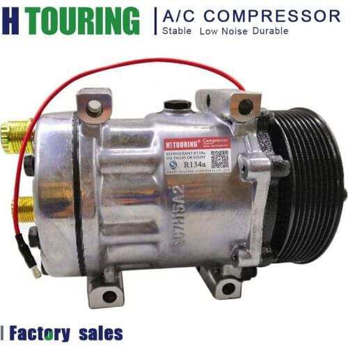 7H15 Auto AC Compressor 4PK For tractor Case International Harvester New Holland Citroen Jumper 504224553 5040809300 84448669