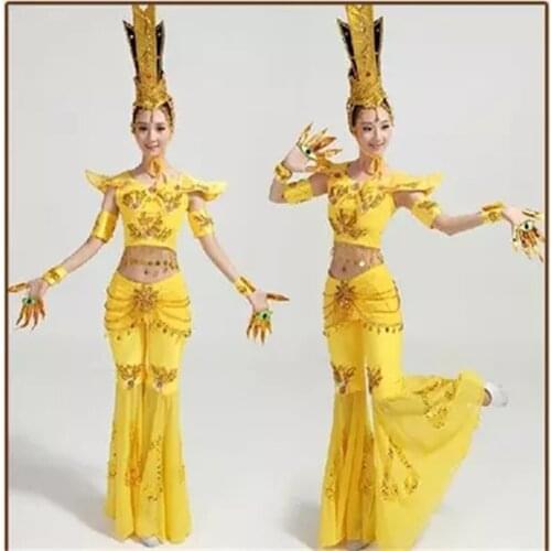 Adult Dance Costume Classical Dance Costume Chinese Folk Dance Performance Dance Avalokitesvara Costumes TB1042