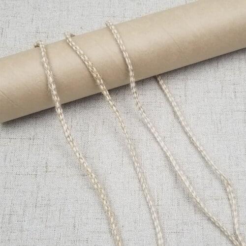 New Cotton 10M Useful Burlap Hessian Jute Twine Cord Hemp Rope String Gift Packing Strings Event Party Supplies Wedding Decor