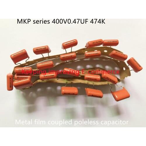 Original new 100% MKP series 400V0.47UF 474K metal film coupled poleless capacitor (Inductor)