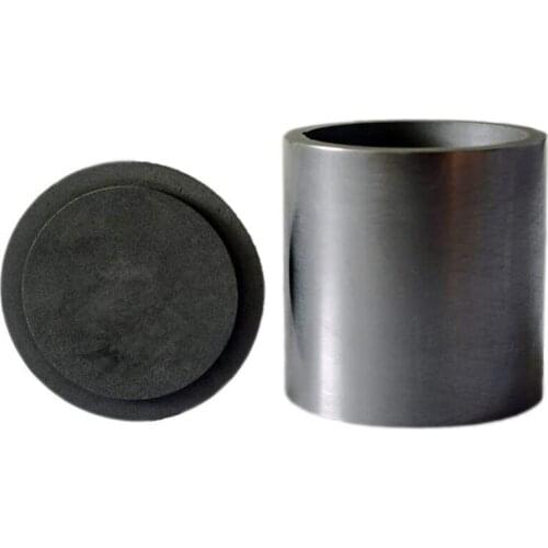 Smelting Lab Graphite Crucible with Cover Lab Supply 40MM x 40MM 2 Pack