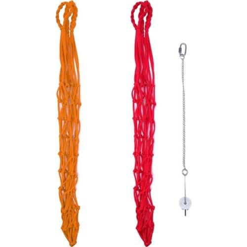 Rooster Vegetable&Fruit Net Parrot/Bird Toys Chicken Supplies Treating Tools String Bag Snack Hanging Feeder R9CA