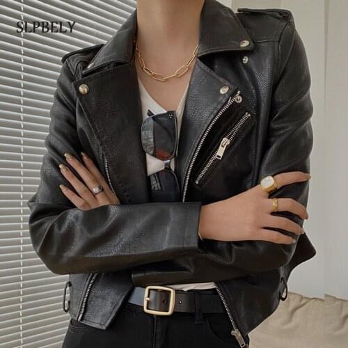SLPBELY Women's Leather Jackets