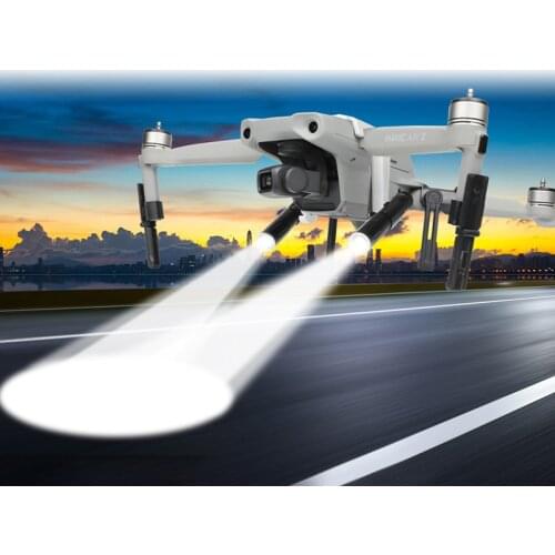 Drone lights night Searchlight light & with heighten Landing gear for dji mavic air 2 drone flashlight lamp Accessories