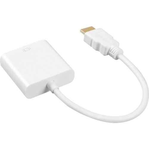 High Quality HDMI to VGA Adapter Male To Famale Converter Adapter 1080P Digital to Analog Video Audio For PC Laptop Tablet