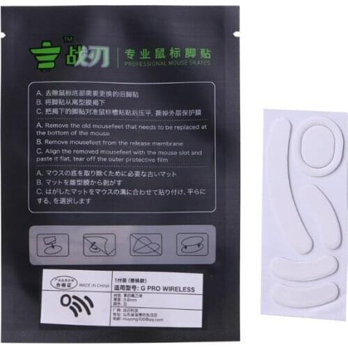 For logitech G Pro Wireless Mouse Feet Sticker Mice Skate Pad Glide Curve Edge