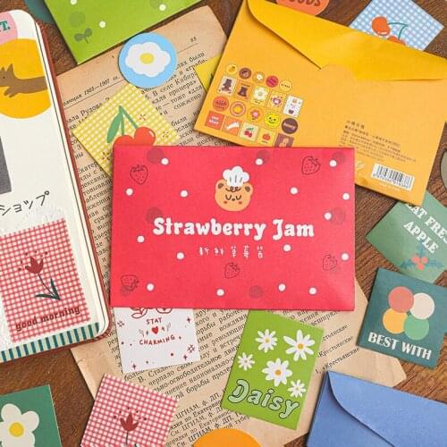 40Pcs Cute bear Series Decorative Sticker Scrapbooking DIY Note Paper Sticker Flake Stationary Accessorie Art Supplie