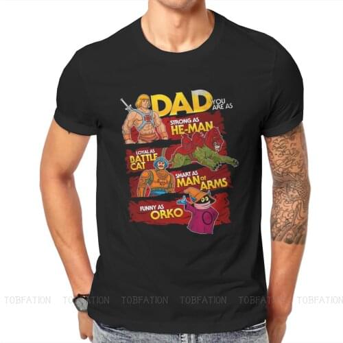 He-Man and the Masters of the Universe Fathers Day Tshirt Graphic Men Classic Homme Summer Mens Short Sleeve Cotton T Shirt
