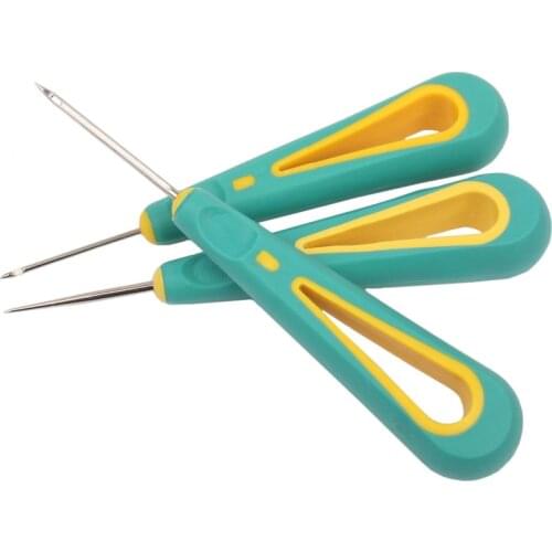 MIUSIE Canvas Leather Sewing Tool Medium hole cone Shoes Repair Tool Sets Awl Hand Stitching Taper Leather craft Needle Tool Kit