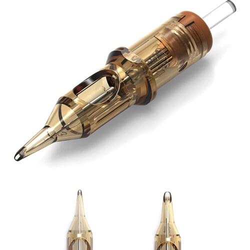 Tattoo Needle Cartridges 10pcs Round Liners Round Shader Tattoo Needles RL RS Semi Permanent Makeup