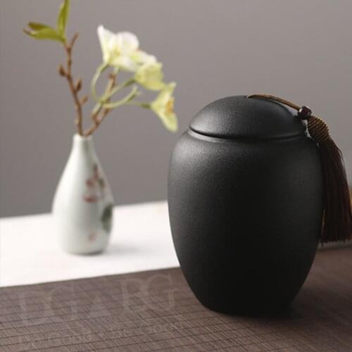 Ceramics Ash Urn Sealed Cremation Funeral Ashes Keepsake Animals Pet Cat Memorial Suitable Home Fireplaces Burial Urns Ceramic