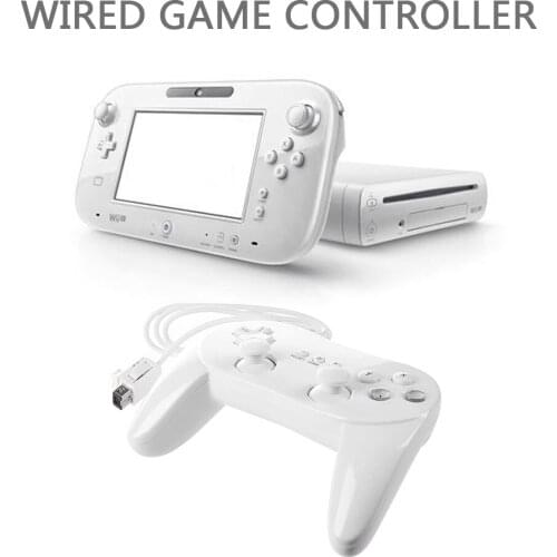 8 Buttons Classic Wired Gamepad Controller Game Joystick for Nintendo Wii Joypad Remote Control Compatible with All Wii Games