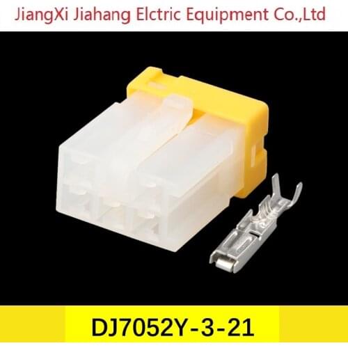 Free shipping 200sets DJ7052Y-3-21 5Pin AMP Car Electrical Wire Connectors for VW,BMW,Audi,Toyota,NISSAN