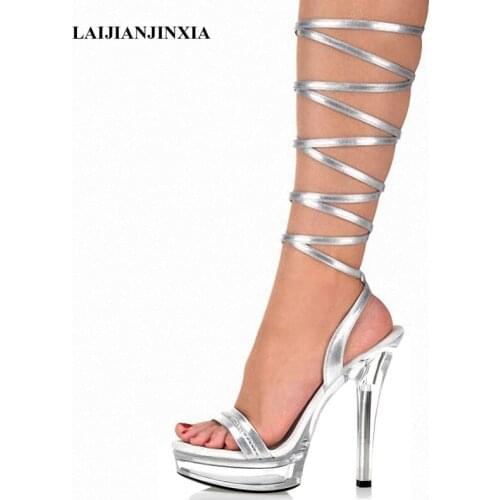 LAIJIANJINXIA New High Heels Shoes Sexy Dance Shoes 13 CM High Heels Sandals Night Club Pole Dancing Sandals