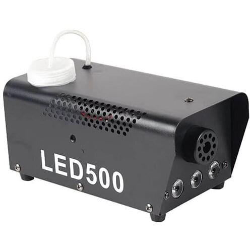 Mini 500W RGB Wireless remote control fog machine pump dj disco smoke fogger for party wedding Christmas stage effects machine