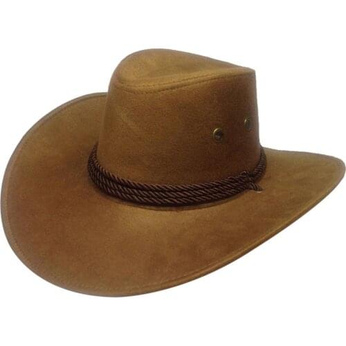 Men Summer Travel Sun Visor Wide Brim Casual Horse Riding Western Cowboy Hat Cap Summer Cowboy Hat Cap Summer Cowboy Hat Cap hat