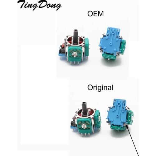 2pcs Original OEM 3D Joystick Axis Analog Sensor Module Replacement for Playstation4 PS4 Controller