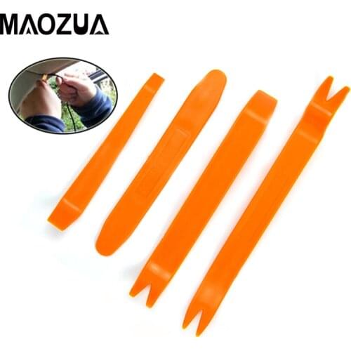 Portable 4pcs/Set Auto Car Radio Door Clip Panel Trim Dash Audio Removal Installer Pry Tool Car Removal Tool Kits Car-Styling