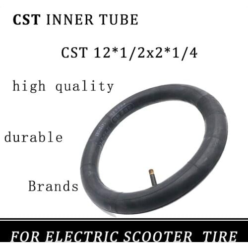 CST 12.5 Inch 12X1/2x2X1/4 Straight Inner Tube for Electric Scooters Scooter Accessories High Quality and Durable Pneumatic Tire
