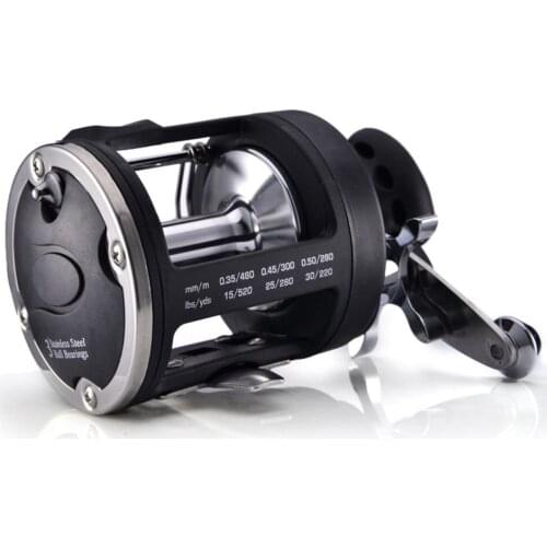 Fishing Reels TSSD 3000L-4000L Trolling Drum Fishing Reel Sea Tackle Fly Fishing Raft For Saltwater Fishing Tackle