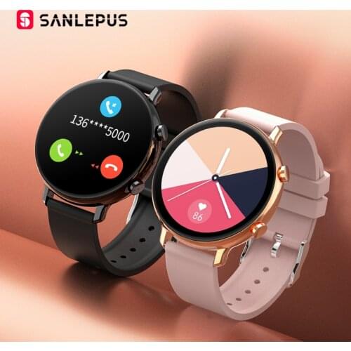 SANLEPUS ECG+PPG Smart Watch Make Calls Smartwatch Men Women Waterproof Heart Rate Blood Pressure For Samsung Android iOS