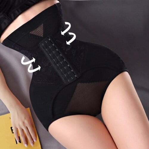 Women High Waist Panties Tummy Control Butt Lift Pulling Corset Reducing Shaper Waist Trainer Slimming Underwear Body Shapewear