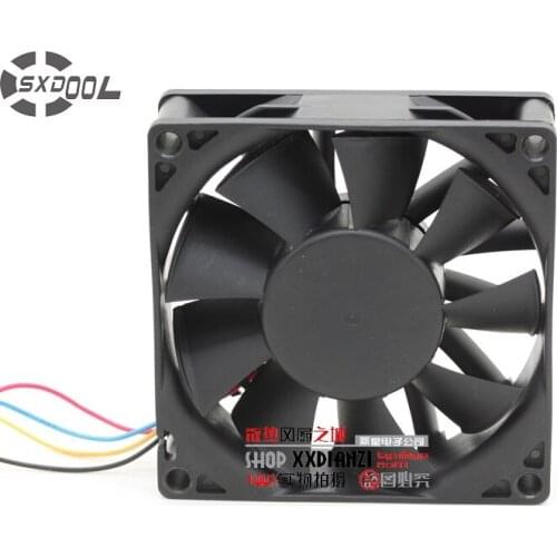 SXDOOL MGT8012UB-W25 8025 80mm 8cm DC 12V 0.66A large air flow chassis power supply fan