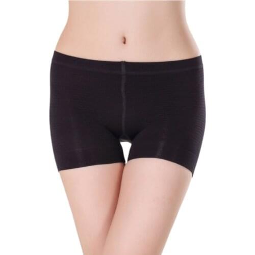 Women Sexy Mini Very Stretch Safety Pants Seamless Butt Lift Shapewear Underpants Solid Color High Waist Under Dress Slip Shorts