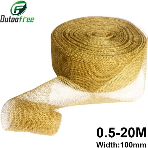 0.5-20M Copper Mesh for Distillation 100mm Width Corrugated Mesh For Distillation Reflux Moonshine Brewing Pest Control