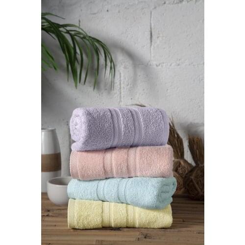 50 X90 CM 100 Cotton Bisque Extra Soft Colorful Modern Hand And Face Towel Set High Water Absorption quality Towel Model 2021