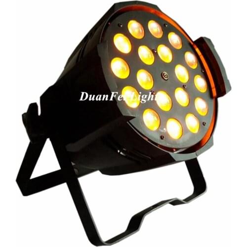 8pieces Hi bright led par 18x15w rgbwa 5in1 par led zoom wash dj led zoom par uplights spot effect