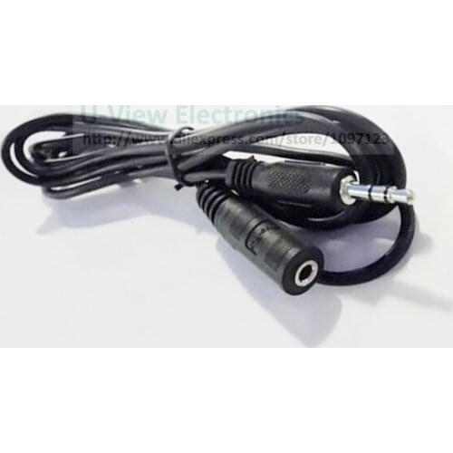 NCHTEK 3.5mm Stereo Male To 3.5mm Stereo Female Plug Audio Connector Cord/Cable About 1.5M/Free DHL Shipping/100PCS