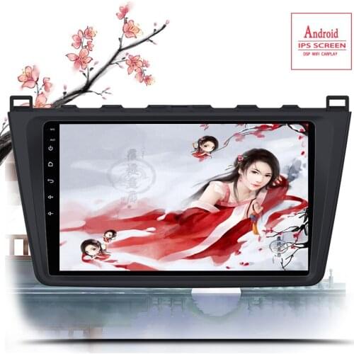 Android 10.0 2DIN Car Head Unit Radio Audio GPS Multimedia Player For Mazda 6 Rui wing 2008 2009 2010 2011 2012 2013 2014 Radio