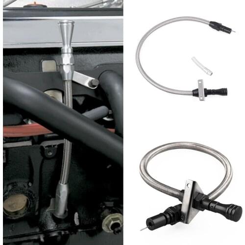 Car Modified 530mm Flexible Stainless Steel Transmission Dipstick for GM Chevy Auto Replacement Parts