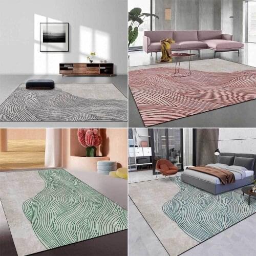 Living Room Large Area Carpet Stone Pattern Bedroom Floor Mat 120x160cm Bedside Carpet Kitchen Anti-fouling Carpet Tribal Rug