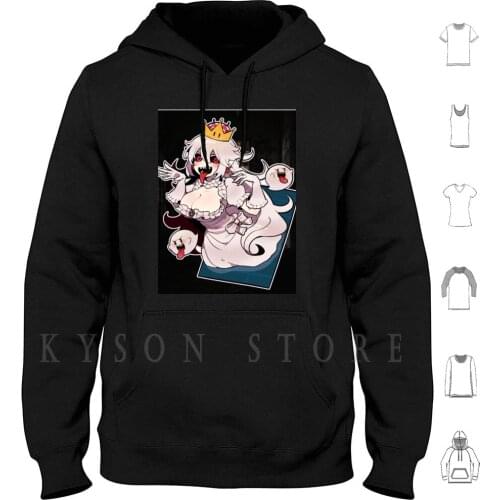 Boosette ( Princess King Boo ) 1 Hoodie long sleeve Cotton Boosette Hentai Anime Manga Japan Japanese Meme Lewd