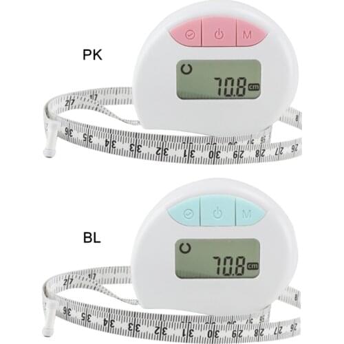 Digital Body Circumference Tape With Self-locking And Retractable Tape & Bluetooth Waist Biceps Measurement