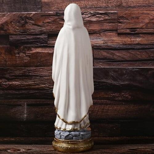 Resin Madonna Virgin Mary Statue Figurine Wedding Gift Xmas Home Tabletop Decorative