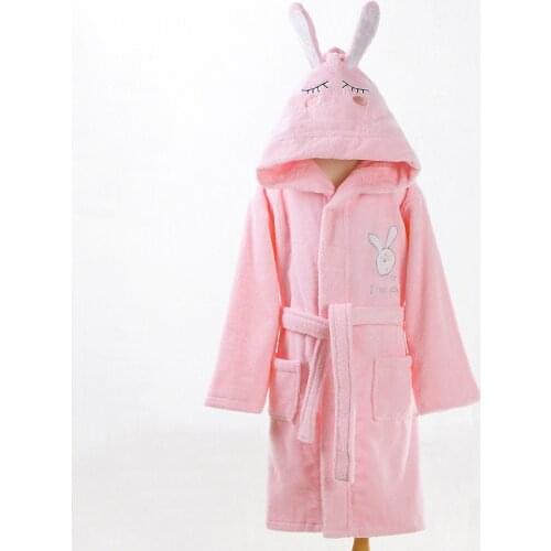 Children Bathrobes Kids Sleepwear Robe Cotton Warm Baby Boy Girl Bathrobe 4-18 Years Teenagers Children Pajamas For Boys Girls