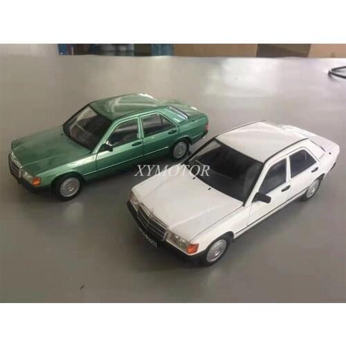 1/18 NOREV For BENZ 190E 1984 Diecast Model Car Kids Toys Boys Girls Gifts Black/White/Silver/Green Display Collection