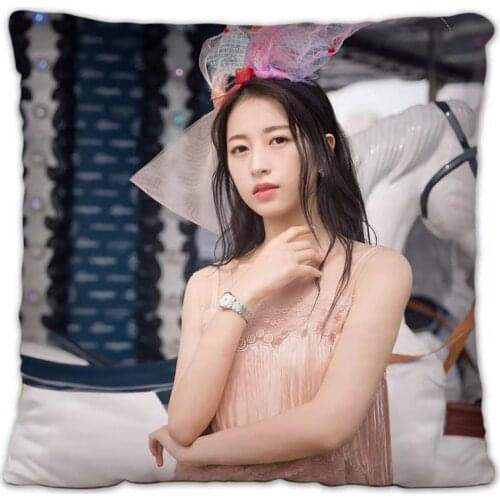 Zhou Yutong Pillowcase Pretty Scholar Yu Lexuan Same Paragraph Star Photo Poster Cushion Cover Surrounding Souvenir Home Decor