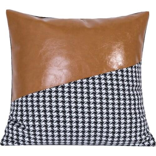 New Sofa Cushion Cover 45x45/30x50cm Throw Pillow Cover Light Luxury Decorative Pillow Case Car Home Stitching Decor Pillowcase