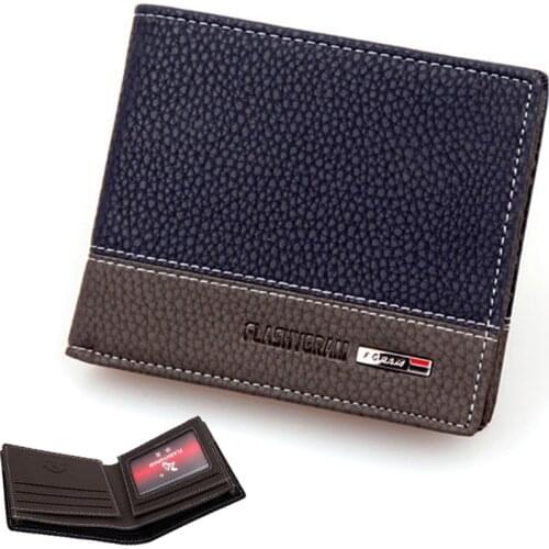 New mens wallet Fashion purse purses luxury designer leather wallets coin wallet men halloween purse money purse Short purse