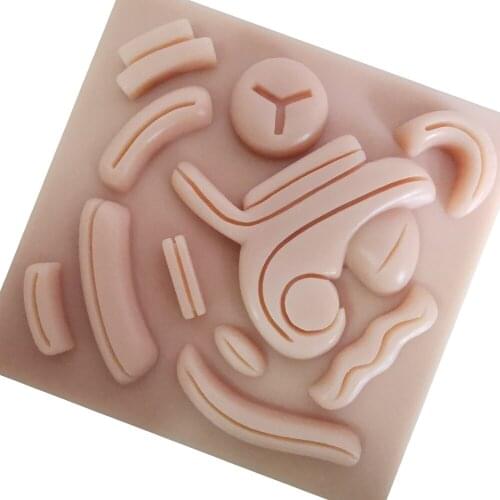 Laparoscopic surgery simulation training equipment 3D suture knotting training module Silicone suture and knotting training