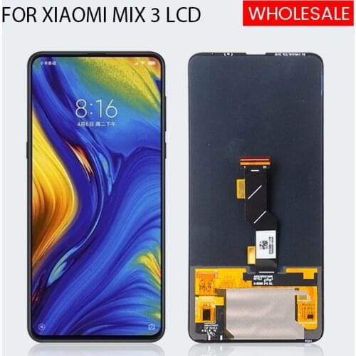 Free Shipping For Xiaomi Mi Mix 3 LCD MIX3 Display Touch Screen Panel Glass Digitizer Assembly With Frame With Tools 1Pcs